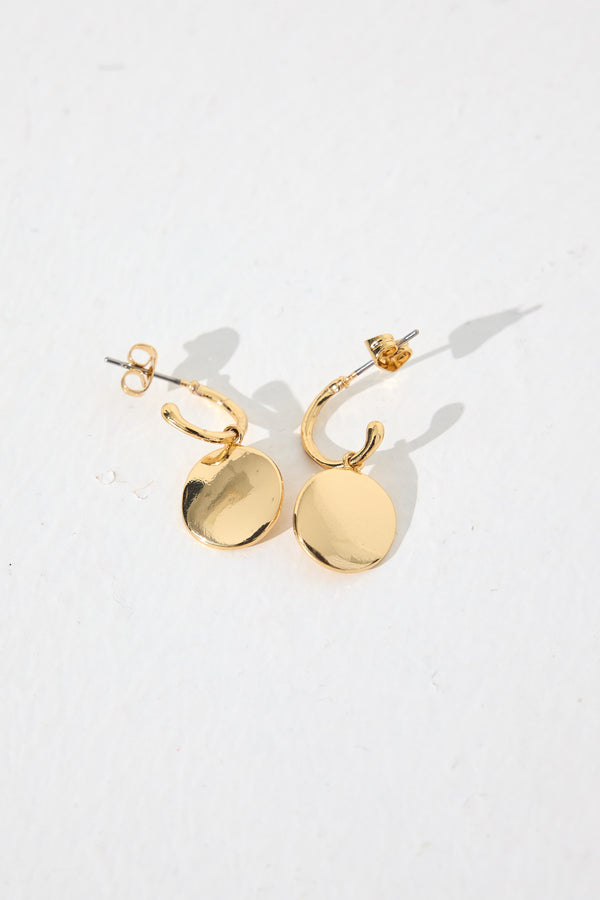 Baroque Pearl Earrings Gold