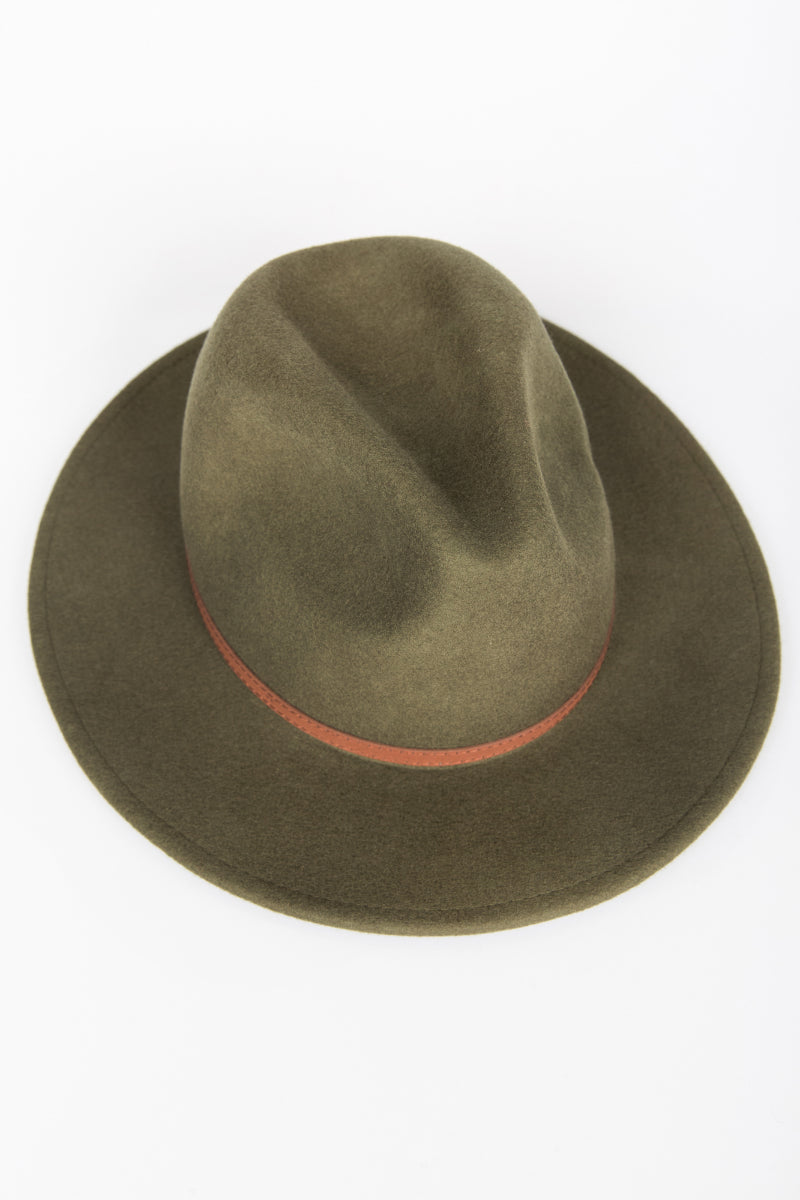 NTH Brim Hat Wool Khaki - SALE