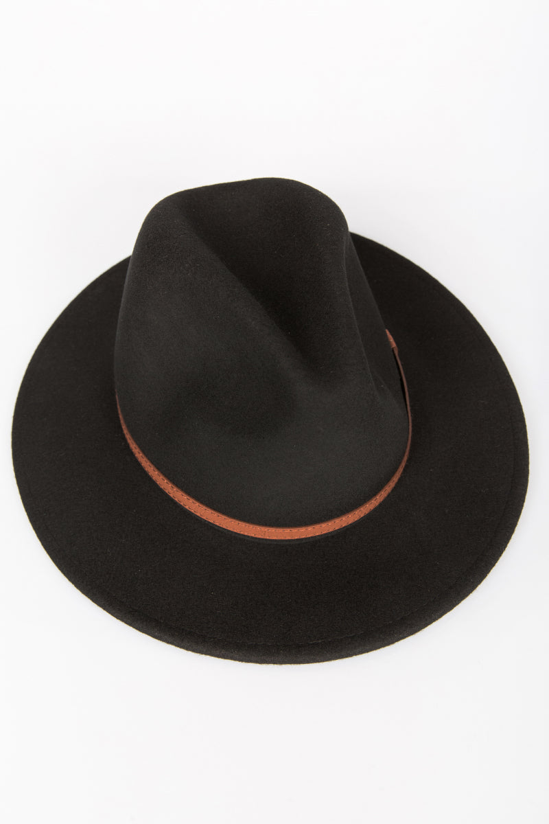 NTH Brim Hat Wool Black - SALE