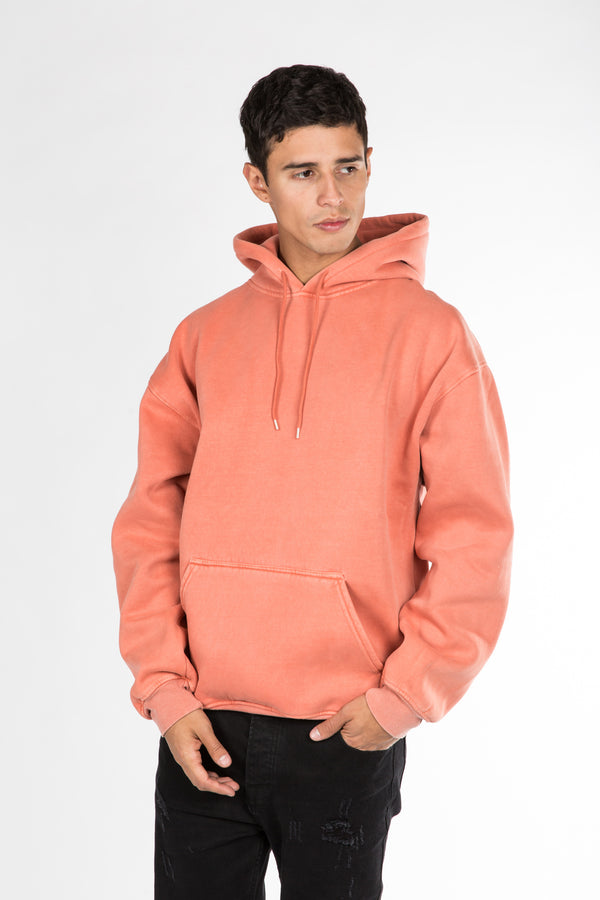 Washed Hoodie Faded Peach