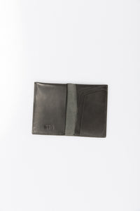 The Fold Wallet Leather Black