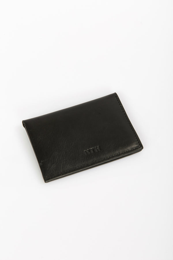 The Fold Wallet Leather Black