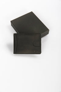 The Clip Wallet Leather Black
