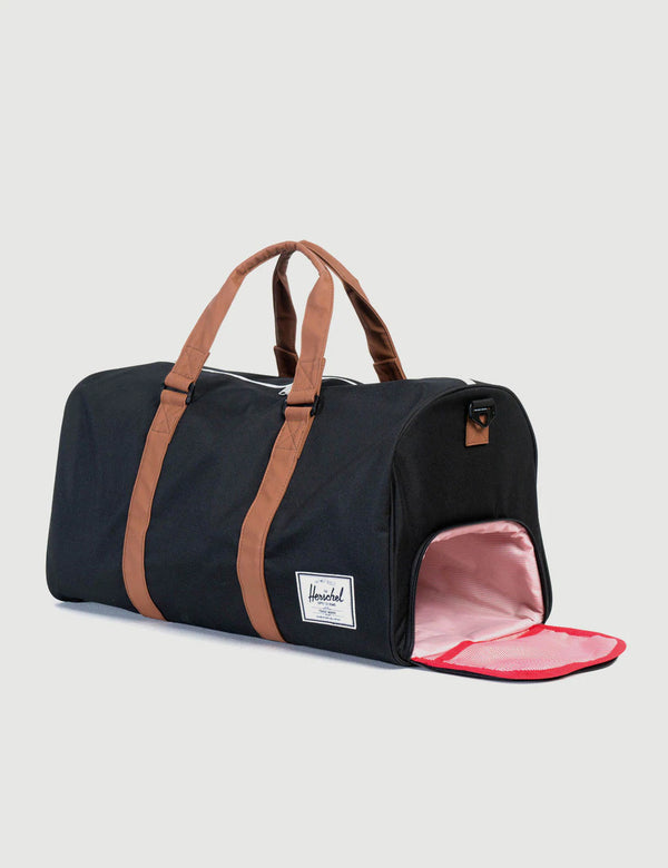 Herschel Novel Duffle Synthetic Leather Black/Tan