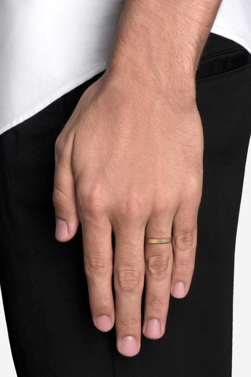 Miansai Stag Ring Gold Vermeil